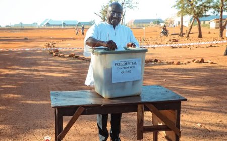 Election 2024: Bawumia Casts Ballot in Hometown Walewale as Ghana Decides {In-Pictures}