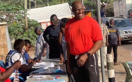 Rugby Africa President Herbert Mensah Casts Vote, Calls for Unity in Post-Election Period {In-Pictures}