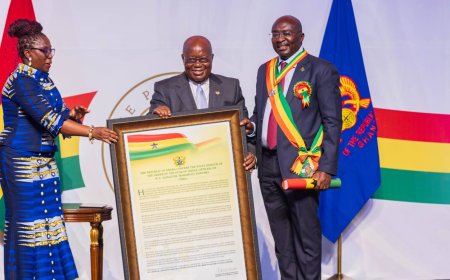 Akufo-Addo Honors Bawumia with Prestigious 'Order of the Star of Ghana' Award