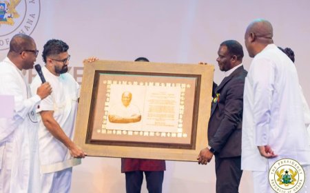 World Assemblies of God Fellowship Honours President Mahama with Special Plaque