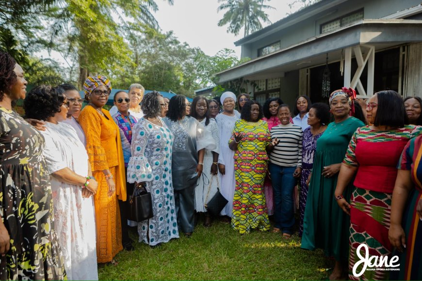 {In-Pictures}: VP Prof. Opoku-Agyemang Meets Female NDC MPs, Pledges Support