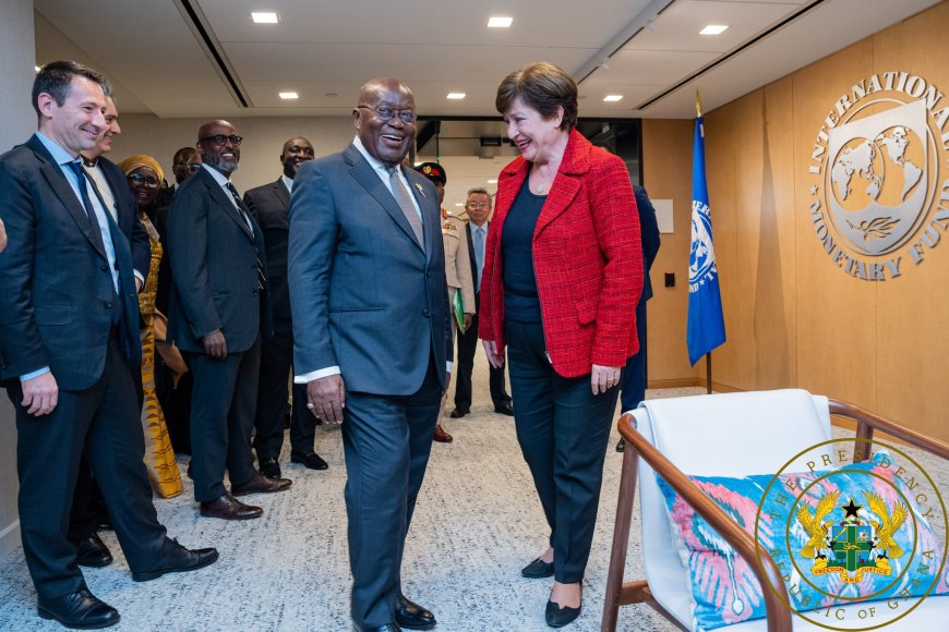 IMF Chief Praises Akufo-Addo for Economic Reforms, COVID-19 Management