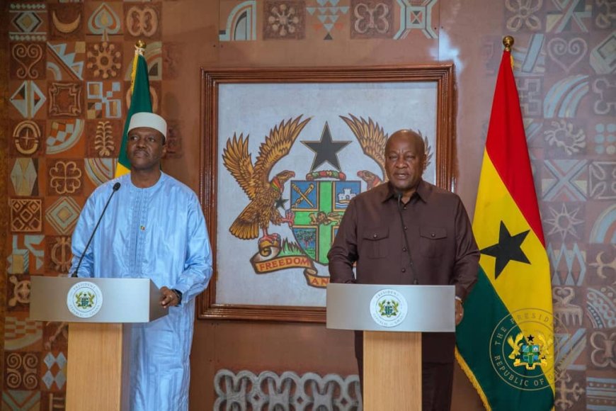 {In-Pictures}: President Mahama Holds Talks with Mali Prime Minister