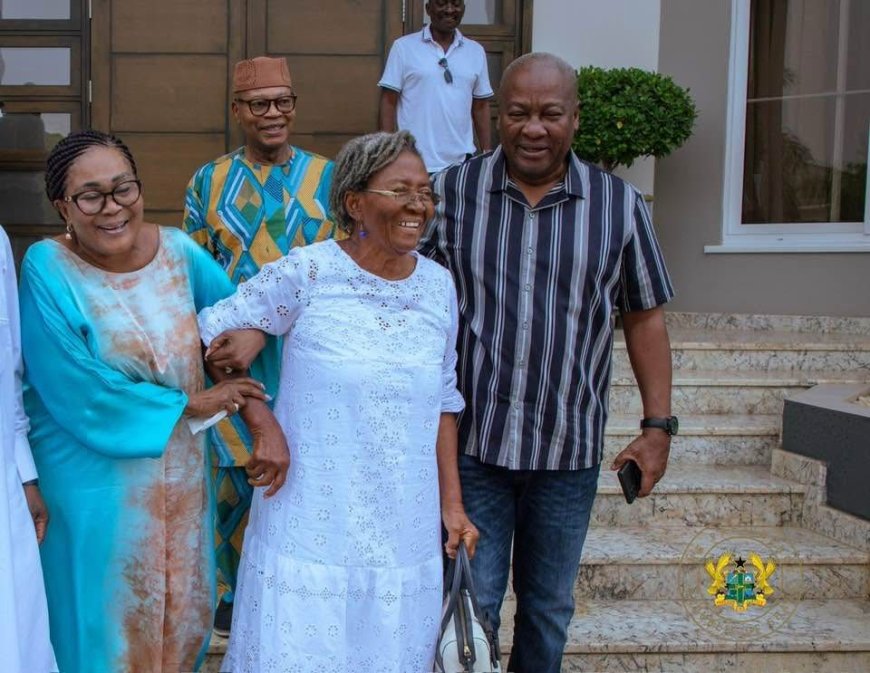 Naadu Mills pays courtesy call on President Mahama