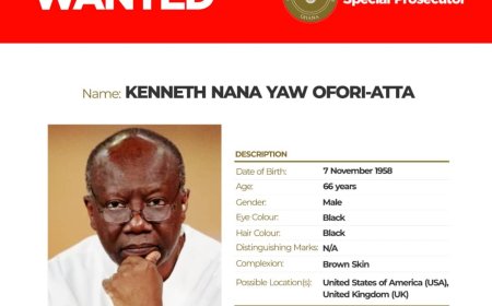 OSP Releases Wanted Poster for Former Finance Minister Ken Ofori-Atta