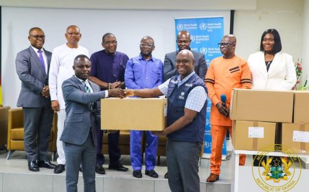 WHO Donates Essential Medicines to Combat Meningitis Outbreak in Ghana