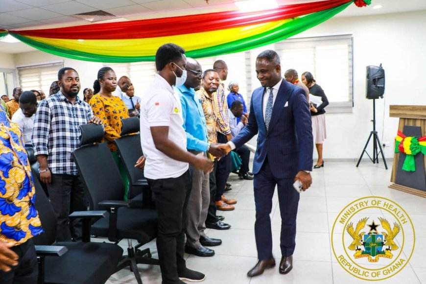 Akandoh Vows to Revamp Ghana's Healthcare System as he takes Office Today {In-Pictures}