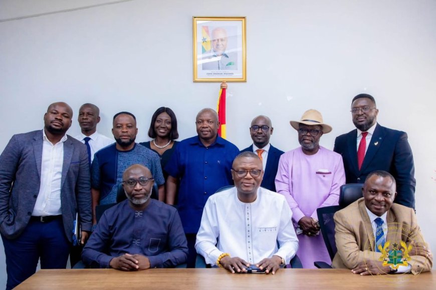 Kofi Adams Meets GFA Officials on First Day in Office as Sports Minister, Vows to Improve Stadium Security