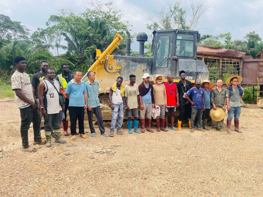 Police Crack Down on Galamsey in Western Region, 15 Arrested