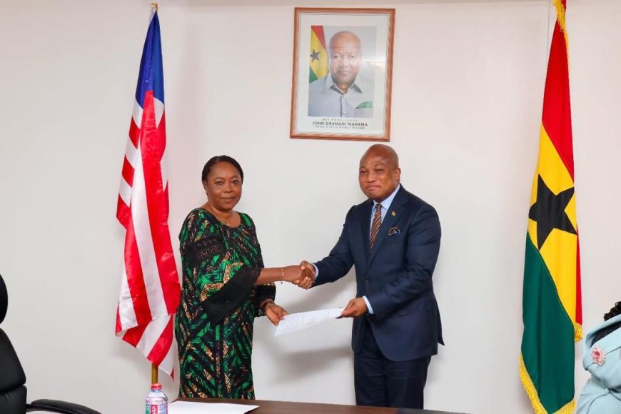 Ghana and Liberia Strengthen Ties as Ambassador-Designate Presents Letters