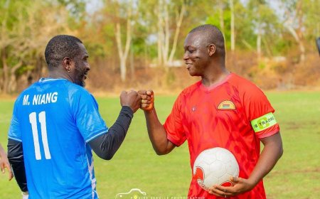 Captain Traoré Leads Burkina Faso Presidency to 8-2 Victory in Star-Studded Match