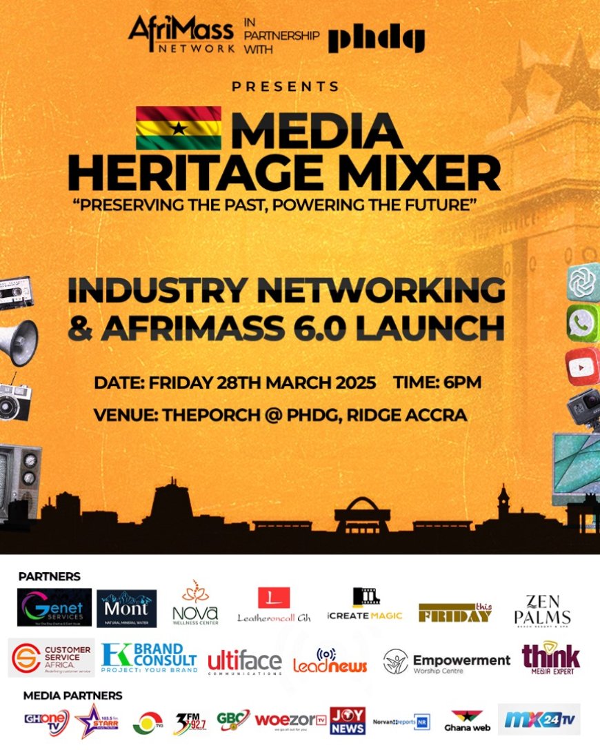 Accra Set to Host Media Heritage Mixer and AfriMass 6.0 Launch