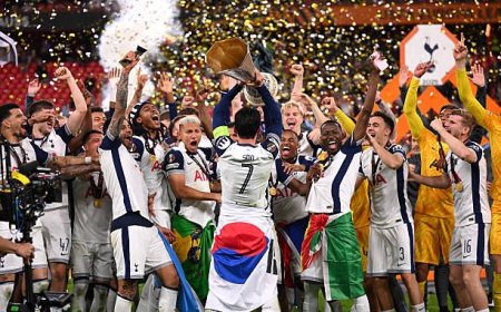 Brennan Johnson strikes to clinch Europa League glory for Tottenham