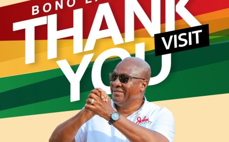 President Mahama Kicks Off 'Thank You' Tour in Bono East Region