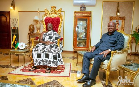 Otumfuo Convinced Me to be Mills' Running Mate in 2008 - Mahama