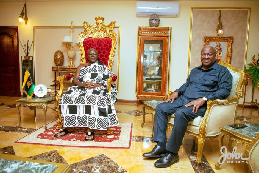 Otumfuo Convinced Me to be Mills' Running Mate in 2008 - Mahama