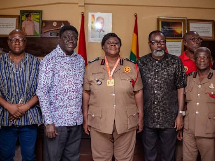 Ghana Armwrestling Federation Forges Development Partnership with Fire Service