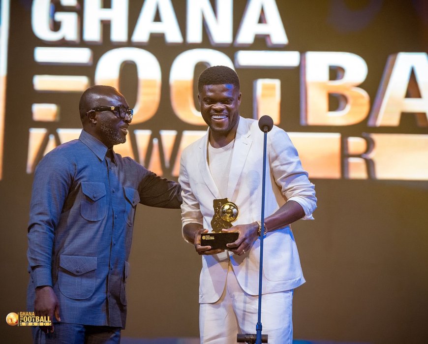 Thomas Partey Wins Ghana Football Awards Player of the Year for Record Third Time