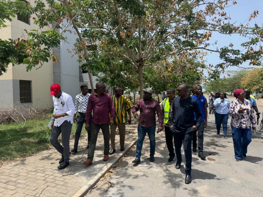 Saglemi Housing Project: Works and Housing Committee Conducts Site Visit