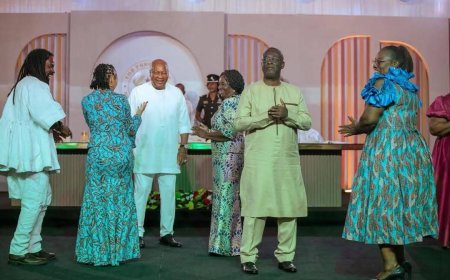 In-Pictures: President Mahama Honors Senior Citizens on Republic Day