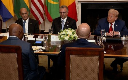 Trump praises ‘good English’ of Liberian president, prompting criticism across Africa