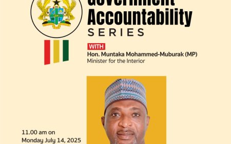 STREAMED LIVE: Government Accountability Series With Interior Minister Muntaka Mohammed