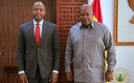 President Mahama and AfCFTA Secretary General Unite to Boost Africa's Economic Integration