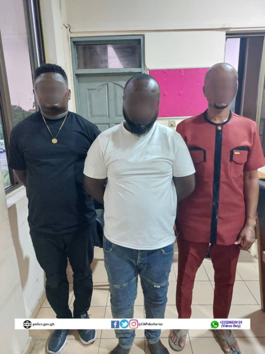 Police Foil GH¢1.3m Gold Robbery Heist, 3 Suspects in Custody