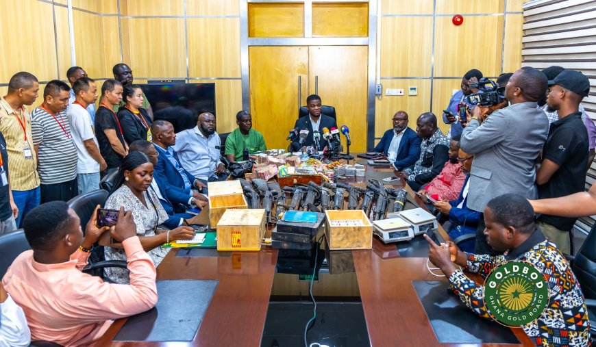 GoldBod Taskforce Nabs 10 Chinese Nationals in Major Anti-Illicit Gold Operation