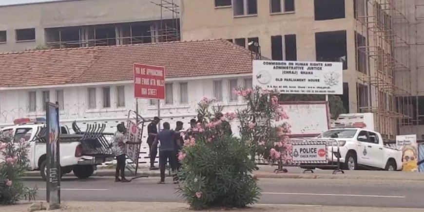 Heavy security at EOCO ahead of NPP protest over detention of Ex-Buffer Stock CEO