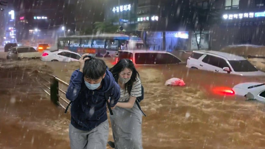 Death toll rises to 14 in South Korea as heavy rain triggers landslide and flooding