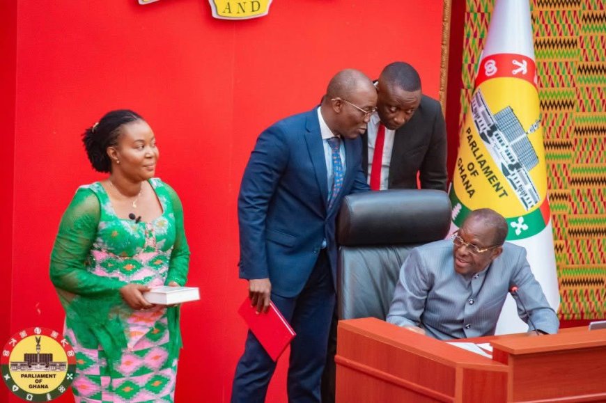 Ablekuma North Gets New MP as Ewurabena Aubynn Sworn in Amid Parliamentary Drama