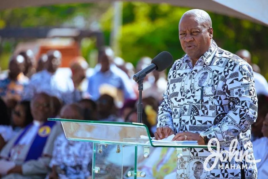 Mahama Pays Tribute to Late President Mills, Credits Him for 'Reset Agenda'