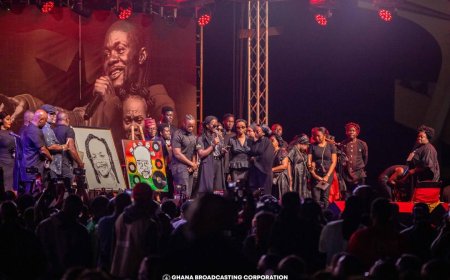 Tribute to a Legend: Thousands Gather at Independence Square for Daddy Lumba Vigil   