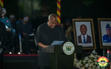 Helicopter Tragedy: Mahama Urges Ghanaians to Unite in Grief, Build Stronger Nation