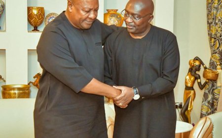 Bawumia Visits President Mahama After Helicopter Crash Tragedy