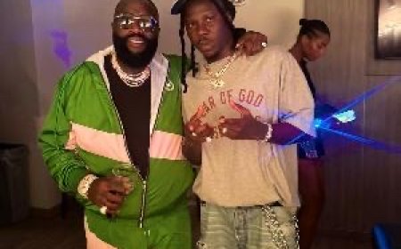 Stonebwoy Links Up with Rick Ross in Miami, Fans Go Wild
