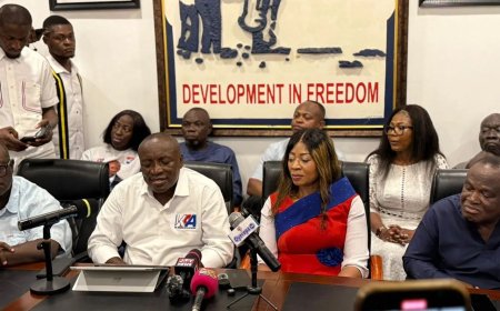 NPP Presidential Race: Kwabena Agyepong Files Nomination Forms to Kick Off Bid