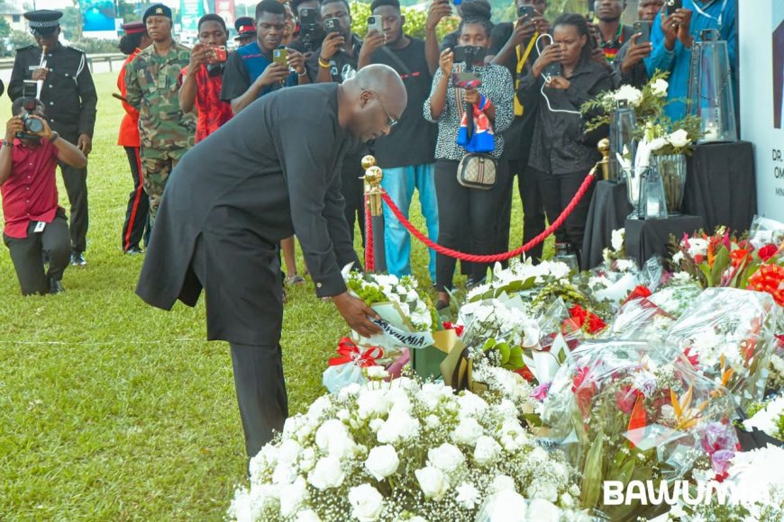 Dr. Mahamudu Bawumia Pays Tribute to Helicopter Crash Victims