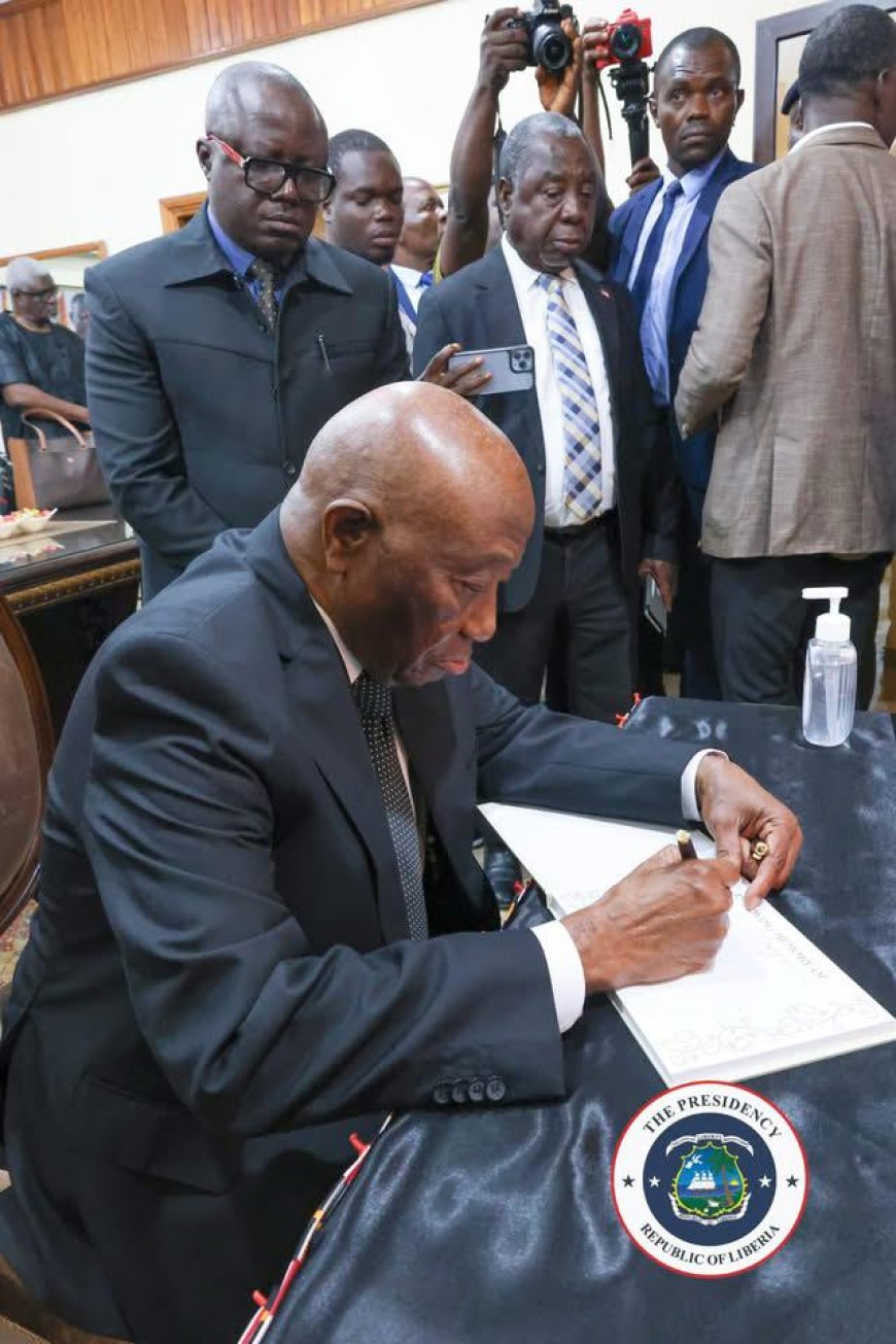 President Boakai Leads Liberia's Tribute to Fallen Ghanaian Officials in Helicopter Crash