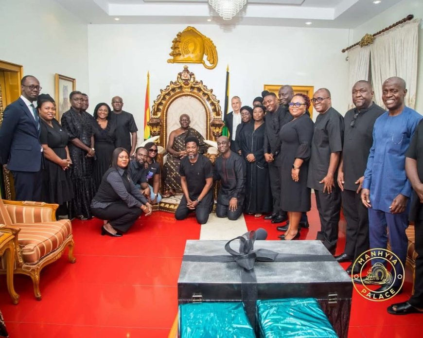 Stanbic Bank Ghana Pays Respects to Asantehene, Supports Mourning Rites