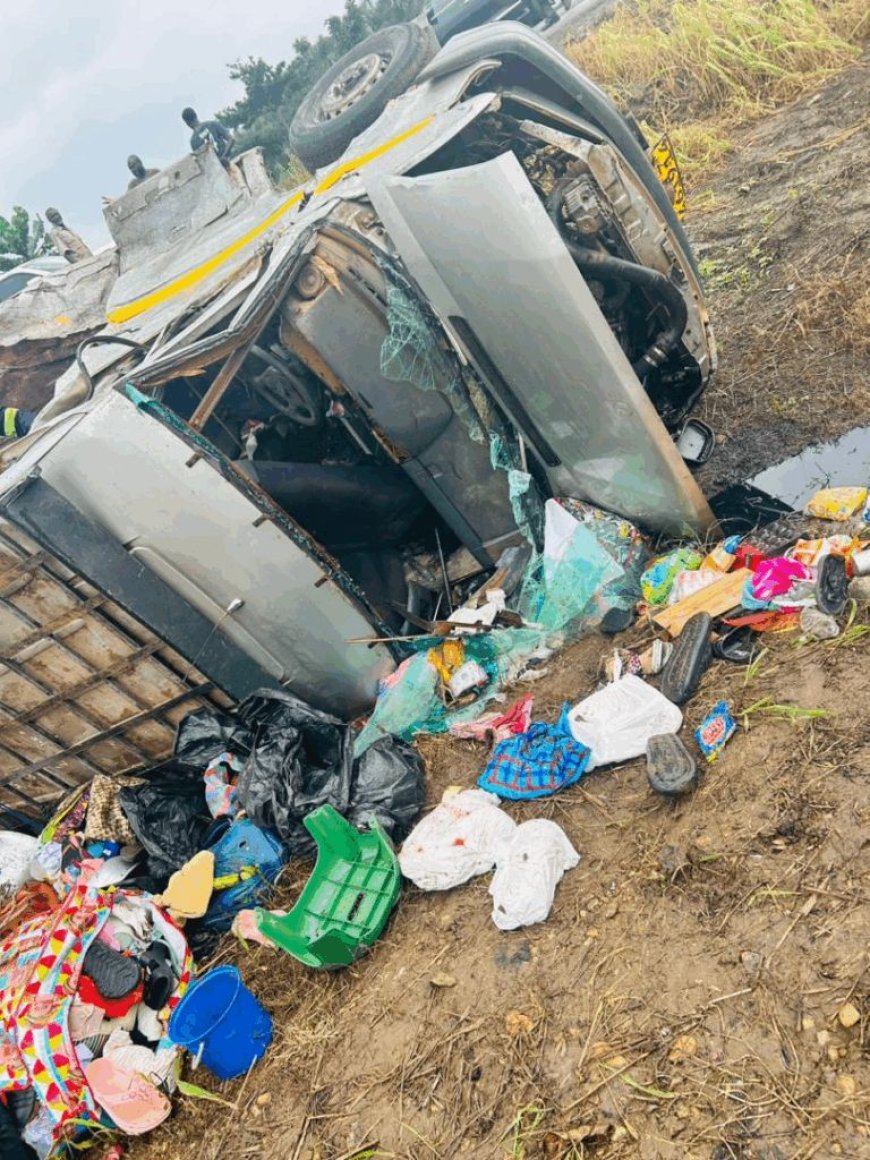 Horrific Fatal Collision Claims Seven Lives on Nkawkaw-Accra Highway   