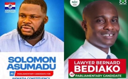 NDC's Bernard Bediako Takes Early Lead in Akwatia By-Election