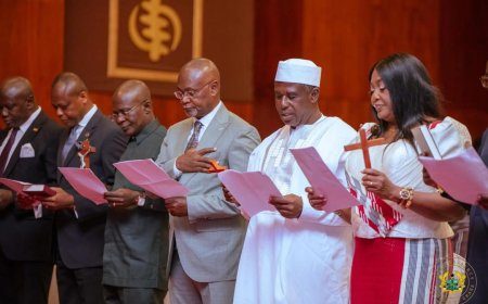 Ghana Strengthens Global Presence: President Mahama Swears in 15 New Ambassadors