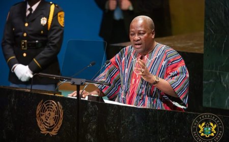 Mahama Declares 'The Future is African' at UN Assembly