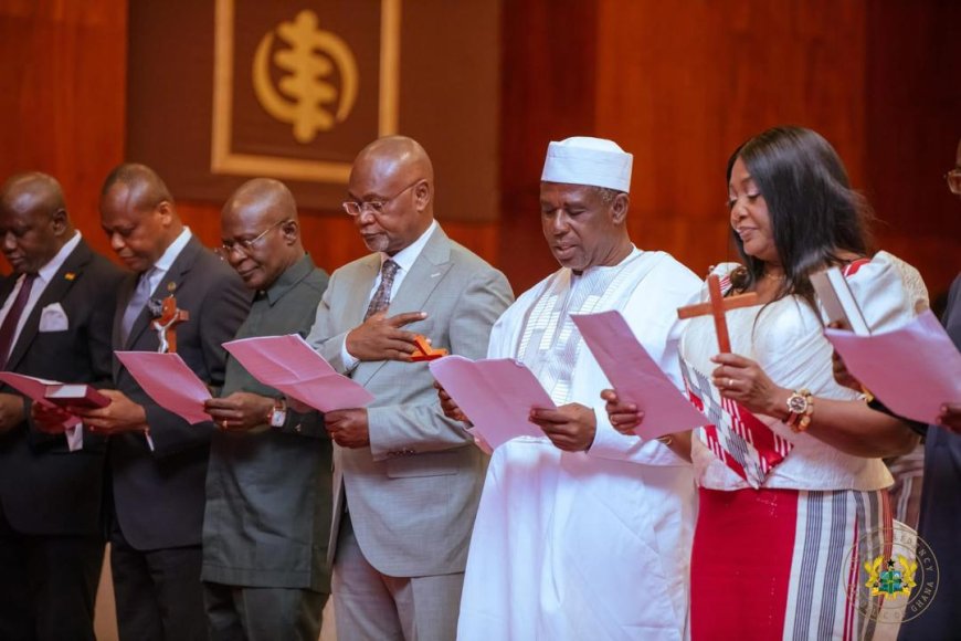 Ghana Strengthens Global Presence: President Mahama Swears in 15 New Ambassadors