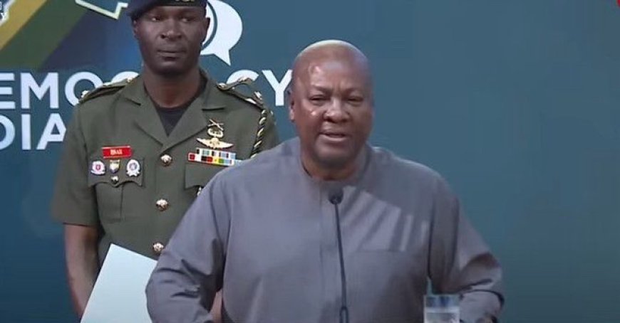 Ghana's Democracy at Crossroads: Mahama Sounds Alarm on Development and Governance