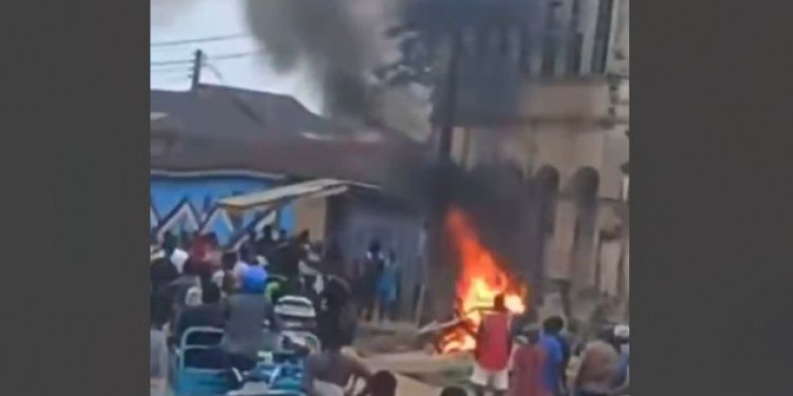 Kukurantumi Police Station Shut Down After Violent Attack by Youths Over Suspect's Death   