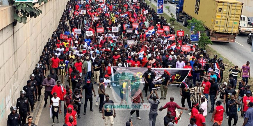 NPP's "Yɛn Suro Ahunahuna" Demo Rocks Accra