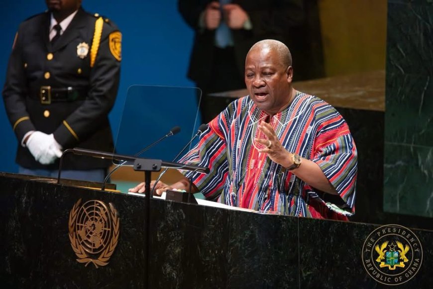 Mahama Declares 'The Future is African' at UN Assembly